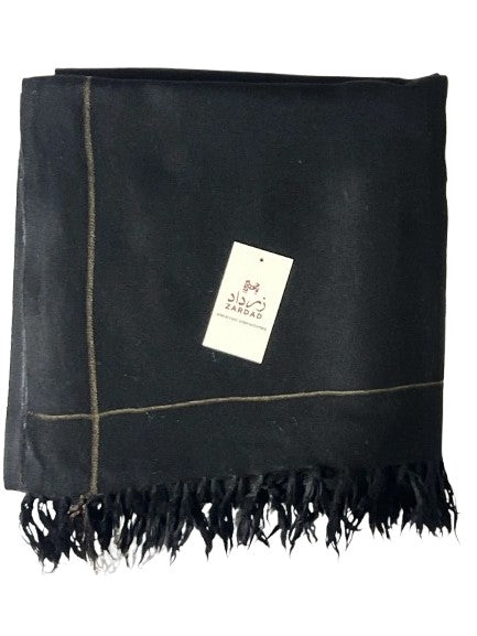 Zardad Premium Pure 72 Wool Shawl For Men (Light Beige)