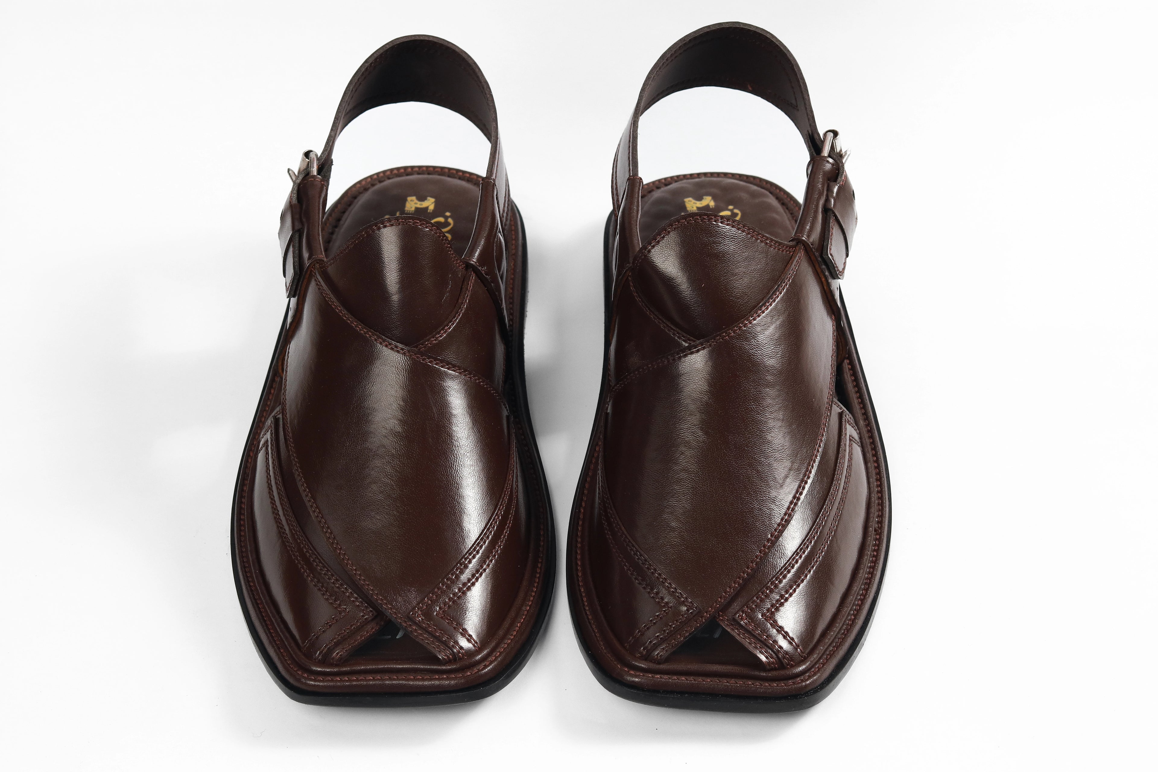 Zardad Premuim Chocolate Brown Peshawari Chappal