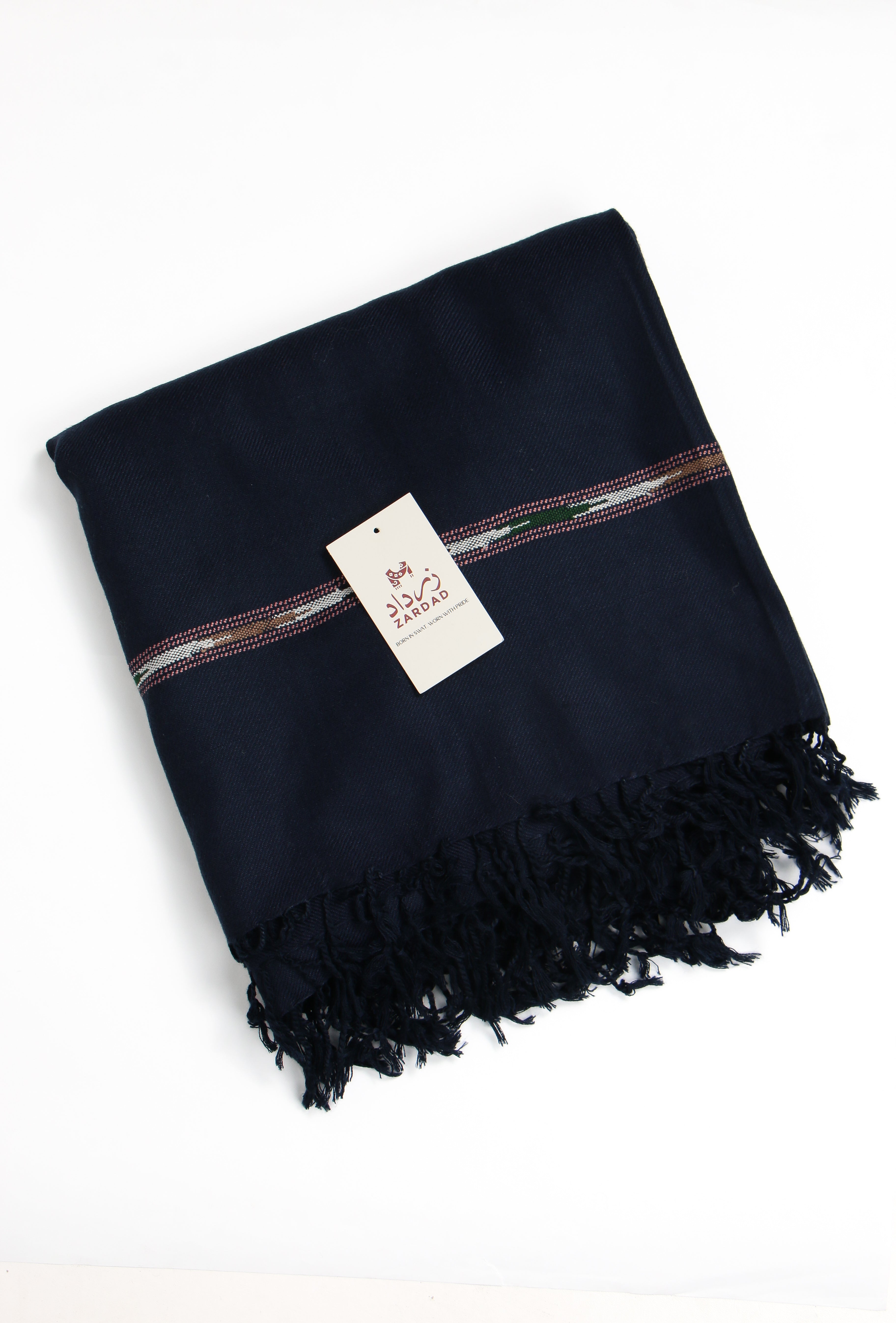 Zardad Acrylic Premium Shawl For Men (Dark Blue)