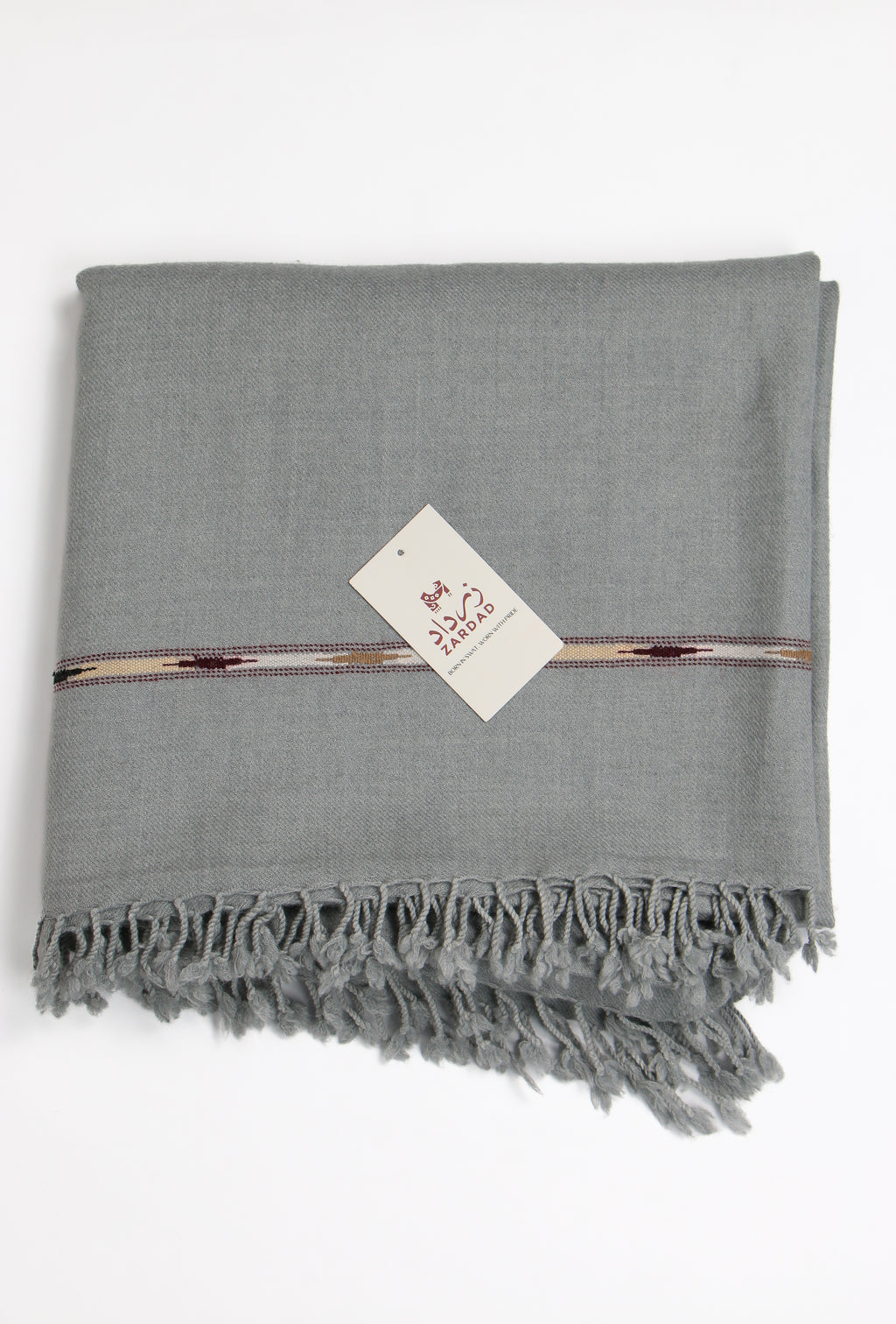 Zardad Premium  Pure 48 Wool Shawl For Men (Gray)