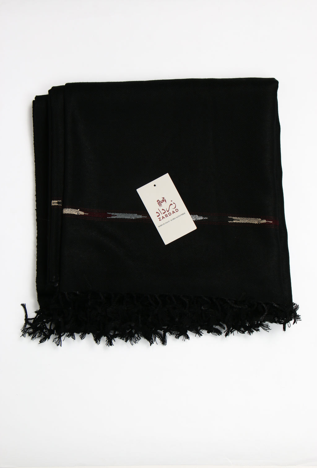 Zardad Acrylic Premium Shawl For Men (Black)