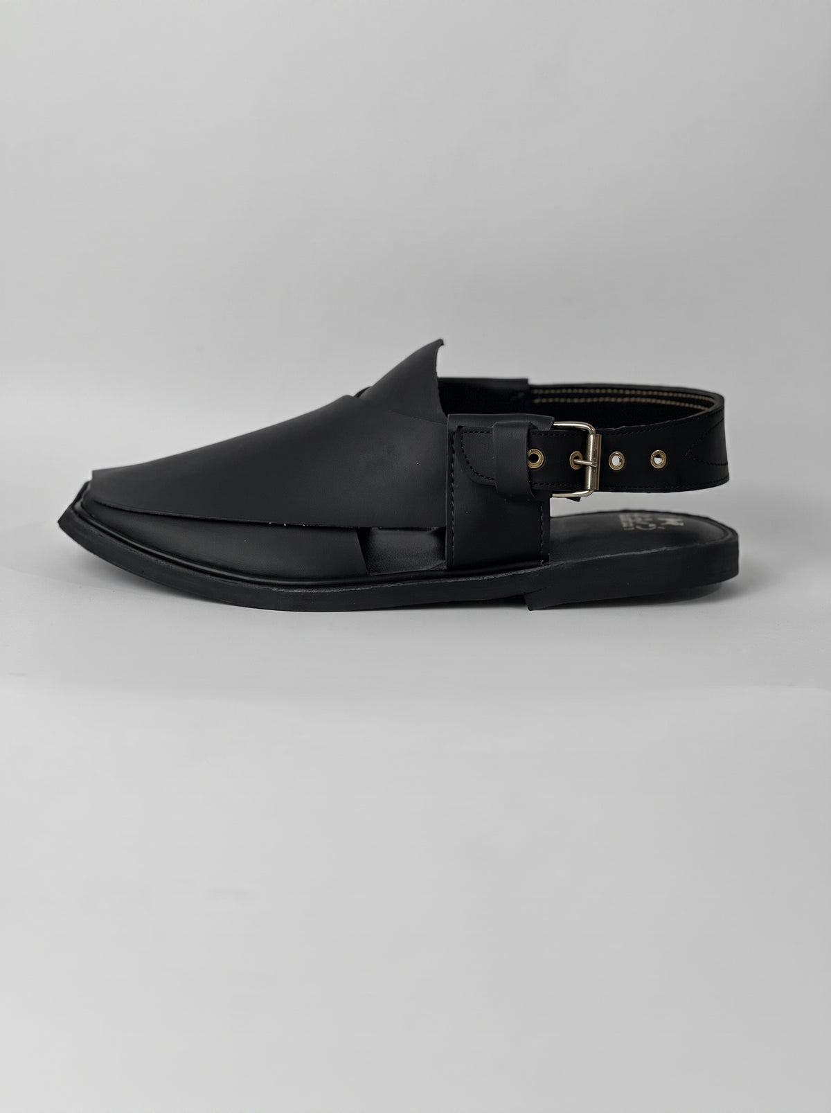 Zardad Elite Peshawari Chappal (Black)