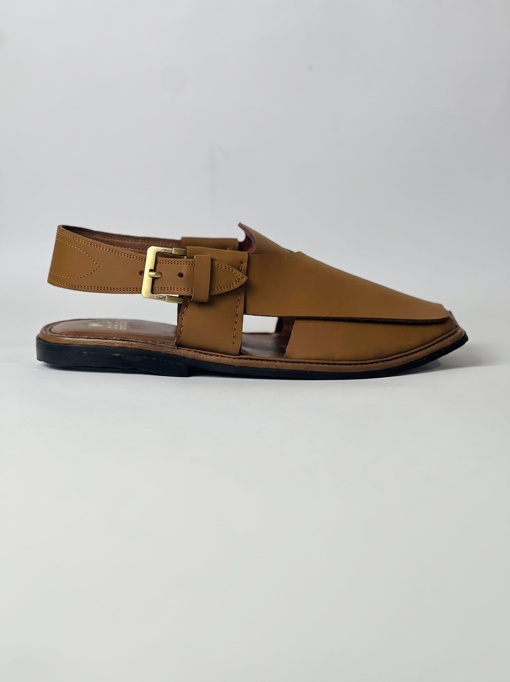 Zardad Elite Peshawari Chappal (light brown)