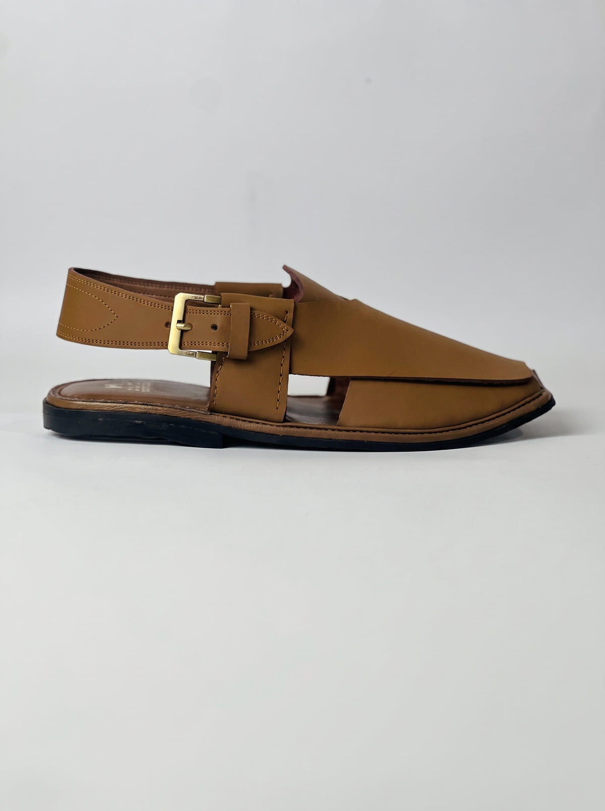 Zardad Elite Peshawari Chappal (light brown)