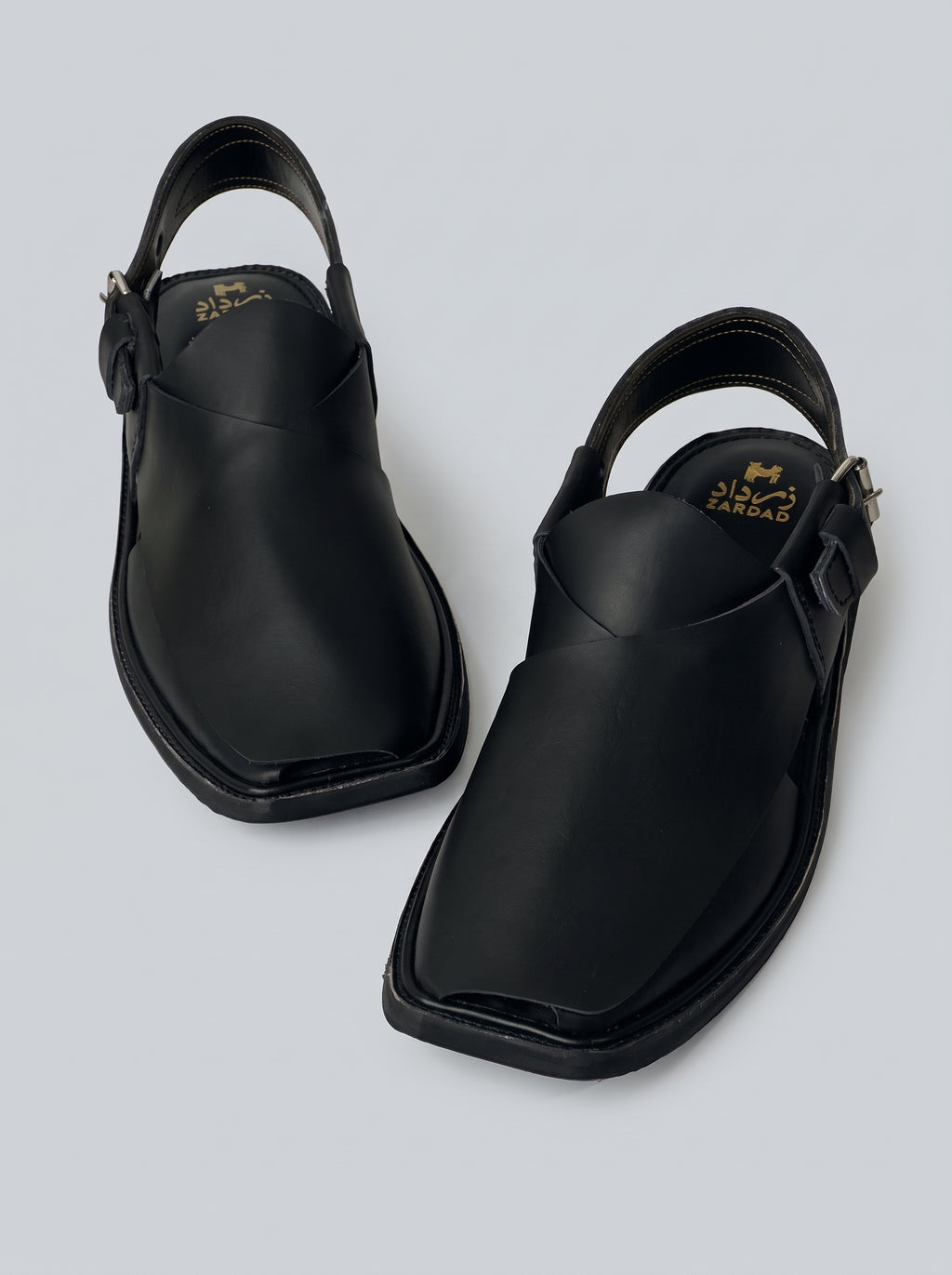 Zardad Elite Peshawari Chappal (Black)