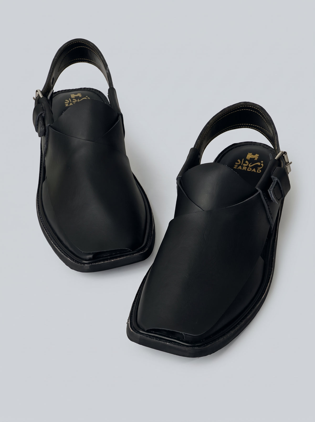 Zardad Elite Peshawari Chappal (Black)